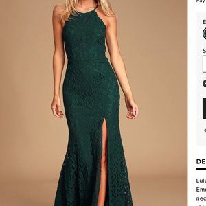 NAVY Lulu's Lace Maxi Dress